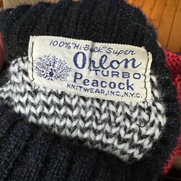 Orlon Turbo Peacock sweater - Picture 2 of 9